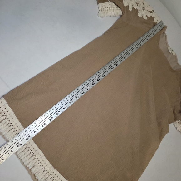 UMGEE USA Tan Crochet Dress - Picture 8 of 11